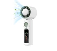 Meyjlgh Cooling Portable Fan - Turbine Folding Cool Fan Portable,Foldable 1-199 Speed Night Light LED Display 4000mAH for Beach Workplace Hiking Dorm Patio RV