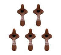 Meyjlgh Cross Fidget Wood, Fingertip Stress Religious Wood Gadgets, 5 Piece Christian Easter Clinging Praying Fidget for Yourself Family Friends
