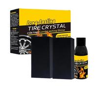 Meyjlgh Tire Shine,with Sponge Portable Long Lasting Protective,Wheel Coating Restoration Kit | for Car Trucks Vehicles Motorcycles Rvs