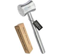 Meykers Meat Tenderizer Mallet | 304 Stainless Steel | Dishwasher Safe | Meat Pounder Hammer Flattner Beater | Kitchen Tool for Steak Chicken Poultry Food | ablandador de carne martillo para carne
