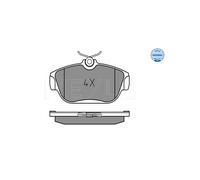 Brake pads Front Axle 025 201 6418 MEYLE for VOLVO 740 740 Kombi 940 940 Kombi