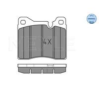 MEYLE Brake Pad Set Front With Anti-Squeak Plate Fits BMW 5 Series 6 Series