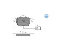 MEYLE 025 206 7619/W Brake pad set