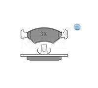 MEYLE 025 207 5318 Brake pad set