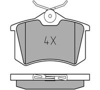 Meyle 025 209 6115 Brake Pad Set, Disc Brake