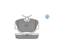 MEYLE 025 210 5517 Brake pad set