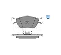MEYLE 025 214 9219 Brake pad set