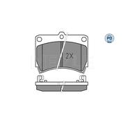 MEYLE 025 216 5415/PD Brake pad set