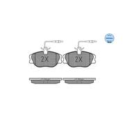 MEYLE 025 218 0119/W Brake pad set