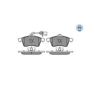 MEYLE 025 218 8519/PD Brake pad set