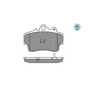 MEYLE 025 219 3715/PD Brake pad set