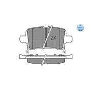 MEYLE 025 221 2917 Brake pad set