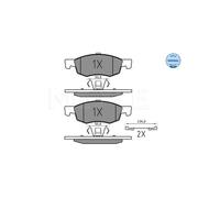 MEYLE 025 221 4317 Brake pad set