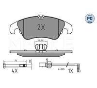 MEYLE 025 222 5219/PD Brake pad set