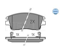 MEYLE 025 223 2917 Brake pad set