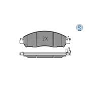 MEYLE 025 224 3917/PD Brake pad set