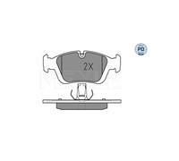 Brake pads Front Axle 025 232 8717/PD MEYLE for BMW 3 3 Coupe 3 Convertible