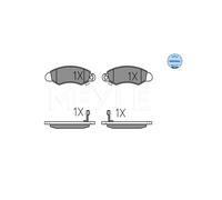 MEYLE 025 232 9614/W Brake pad set