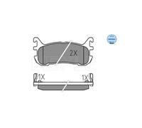 MEYLE 025 233 8713/W Brake pad set