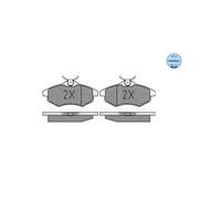 MEYLE 025 234 0719 Brake pad set