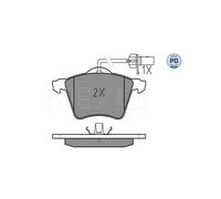 BRAKE PAD SET DISC BRAKE 025 234 1819/PD FOR VW SEAT FORD BRT/BVH 2.0LAJH 1.8L
