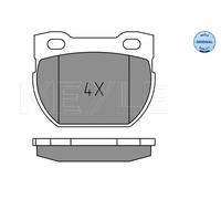 MEYLE 025 234 7118 Brake pad set