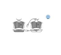 MEYLE 025 235 5417/W Brake pad set
