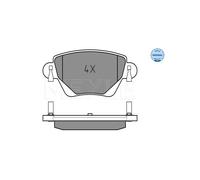 MEYLE 025 235 5717 Brake Pads Set Rear for Mondeo X-Type Kangoo