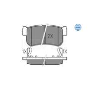 MEYLE 025 236 7315/W Brake pad set