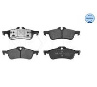 MEYLE 025 237 1616 BRAKE PAD SET DISC BRAKE Rear