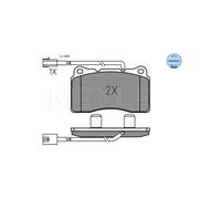 BRAKE PAD SET DISC BRAKE 025 237 5716 FOR ALFA ROMEO GIULIETTA/Hatchback/Van