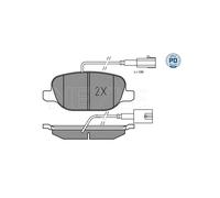 MEYLE 025 238 1118/PD Brake Pads Set Rear for Alfa Giulietta