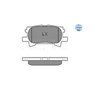 MEYLE 025 239 6715 Brake pad set