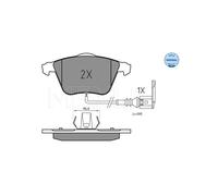 MEYLE 025 240 2120 Brake pad set