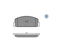 BRAKE PAD SET DISC BRAKE 025 240 4514/PD FOR MAZDA FAMILIA/VI 323/ASTINA/F/P