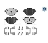 MEYLE 025 245 6118/PD Brake Pad Set, disc brake for BMW,BMW (BRILLIANCE)