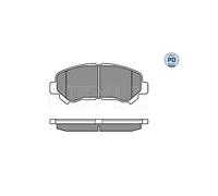 MEYLE 025 246 3217/PD Brake pad set