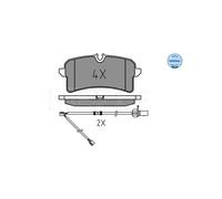 MEYLE 025 246 4317 Brake pad set