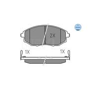 MEYLE 025 248 6417/W Brake pad set