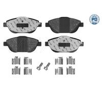 Meyle 025 248 8318/PD Front Brake Pad Set Fits Citroën Ds Jeep Opel Peugeot 2008