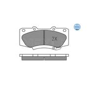 MEYLE 025 252 0917 Brake pad set