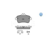 Brake pads Rear Axle 025 252 1618 MEYLE for MERCEDES-BENZ M-CLASS GLE Coupe GLE