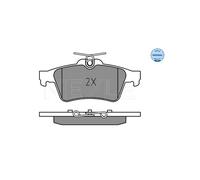 MEYLE 025 252 1817 Brake pad set