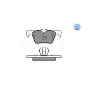 MEYLE 025 253 0717 Brake pad set