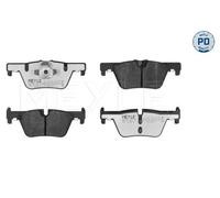 MEYLE Brake Pad Set Rear With Anti-Squeak Plate Fits BMW 1 Series 2 Series