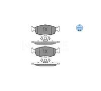 MEYLE 025 253 2317 Brake Pads Set Front for Panda Ypsilon