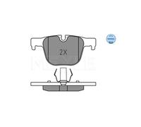 MEYLE 025 255 1417 Brake pad set