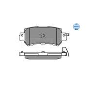 MEYLE 025 255 4014 Brake Pads Set Rear for CX-5 CX-3 2