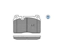 MEYLE 025 256 4316/PD Brake pad set