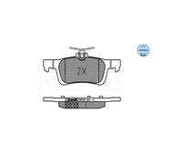MEYLE 025 258 4116 Brake pad set